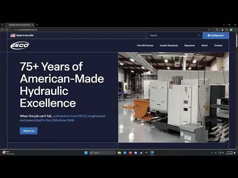How to Use the EECO Product Configurator: Streamline Hydraulic Quotes & Ordering
