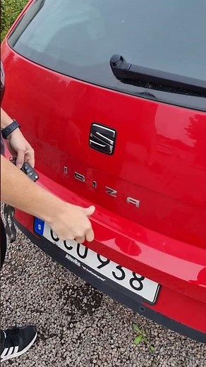 Seat Ibiza rear tailgate locking issue