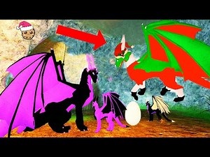 Flying Elf Dragon ! Baby Dragons Life Roblox Christmas Holiday Video - Videos For Kids