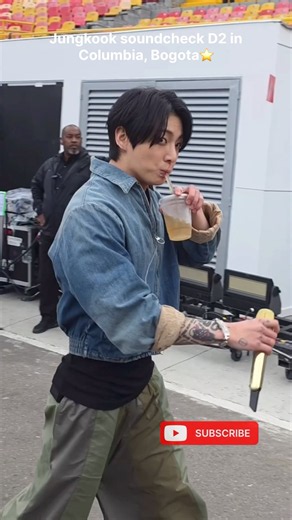 Jungkook’s Outfit at Bogota Soundcheck 🔥#jungkook #btsv #bts #shorts
