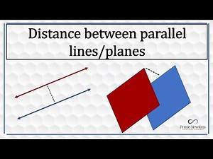Distance between lines and planes