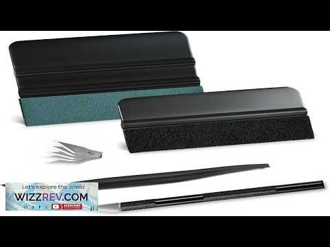 NEWISHTOOL Car Window Tint Installation Kit Vinyl Wrap Tools With Felt