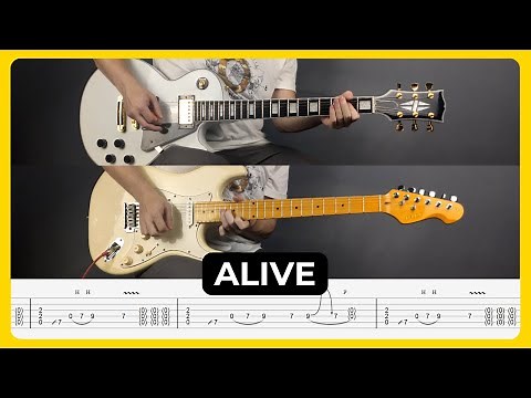Alive - Pearl Jam | Tabs | Guitar Lesson | Cover | Tutorial | Solo | All Guitar Parts