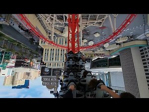The Big Apple Coaster - Las Vegas New York New York Hotel & Casino (Back Row P.O.V. 2022)