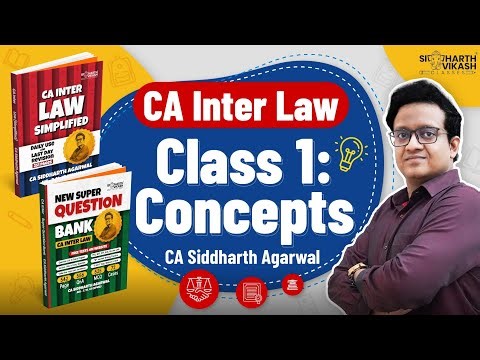 CA Inter Law | Demo Class | New Live Class | Jan 2027 | CA Siddharth Agarwal