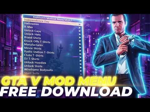 [NEW] GTA 5 Mod Menu PC 2026 / Free Kiddions Cheat, Money Hack & Online Mods (WORKING)