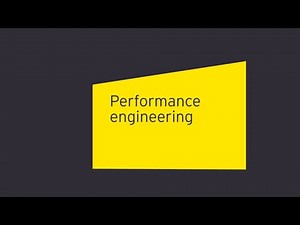 Performance Engineering – Not just measuring performance but building it in