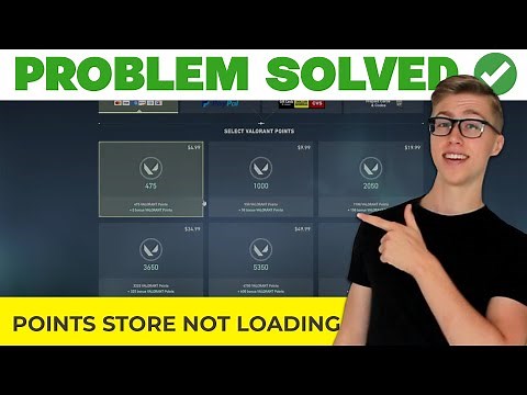 Valorant VP Points Store Not Loading (Tutorial)