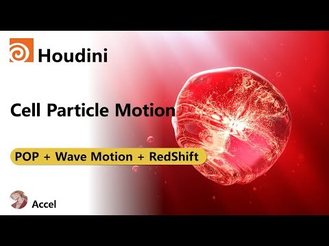 Houdini[POP] - Cell Particle Motion -Quick Demo Tutorial