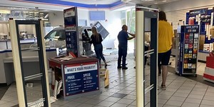 Report: Victim ended up under car after vehicle crashed through Myrtle Beach post office