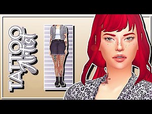 The Sims 4 | TATTOO ARTIST 🍒 | CAS & Lookbook + CC Links
