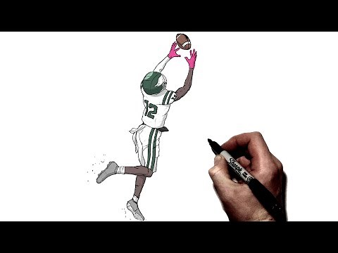 How To Draw Travis Hunter | Step BY Step | Football