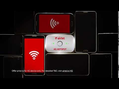 Airtel 4G Hotspot - Get 4G Speeds on all devices
