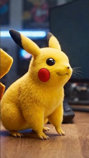 Pikachu Coming out of Computer Screen 🖥️ Pokemon Go 🔥 Nostalgia 😊￼