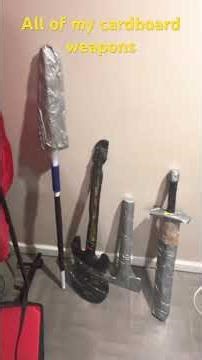 My cardboard arsenal