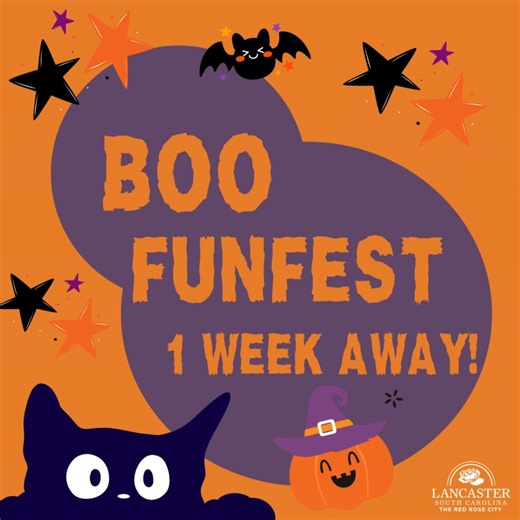 🎃💥 We’re just ONE WEEK away from BOO FUN FEST! 👻✨ Get your costumes ready, Lancaster—it’s almost time for the most spooktacular night of the year! 🎉 Join us at the American Legion Fairgrounds (823 S. Main Street) on Saturday, October 25 from 4–8 PM for a Halloween celebration packed with thrills, treats, and tons of fun! 🦇🍭 Here’s what’s brewing: 💪 NAWA Wrestling Matches happening throughout the event! 🍬 Trick-or-treating, games, and carnival rides for the whole family 🏆 Comic Scarecrow