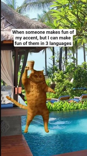 I've got an accent in 3 languages. You've got an opinion in one ✨😬😚