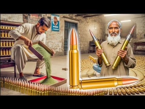 Process of Making High-quality 9mm Ammo Bullets | Mass Production Process in Local Factory