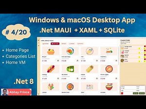 Part 4 of 20 - Build an Offline Desktop App using .Net MAUI + XAML + SQLite - .Net 8 by Abhay Prince