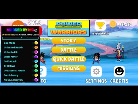 POWER WARRIORS 19.8 MOD MENUXHALENGES HIT KILL #powerwarriors #mods #powerwarriorspk