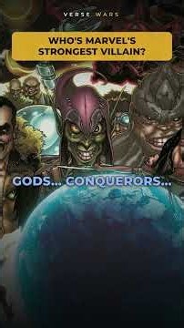 Top 5 Strongest Marvel Comics Villains #marvel #villain #shorts
