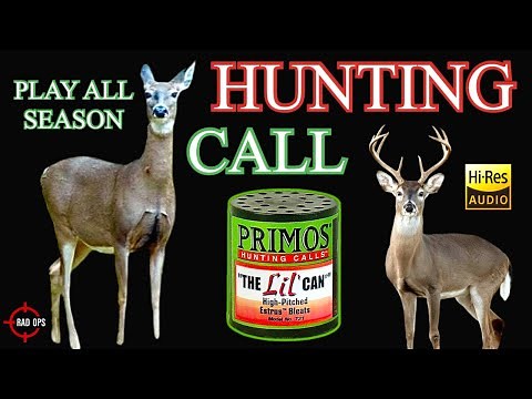 Sound Only: High-Pitched Estrus Bleat “PRIMOS The Lil’ Can” ALL Season Hunting Call
