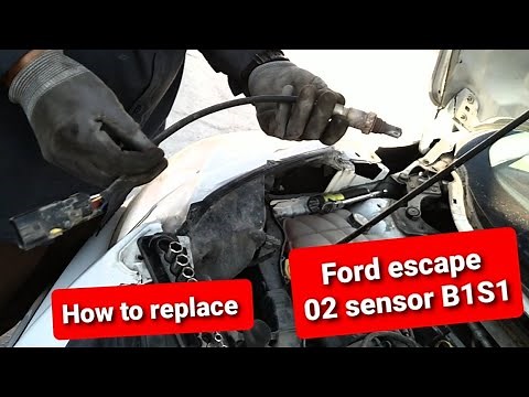 Ford escape 2013 02 sensor (bank 1 sensor 1) removal and replacement "Diy"