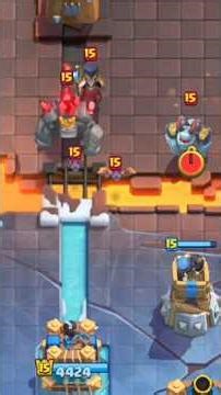 NEVER LOSE TO GOLEM AGAIN WITH THIS STRATEGY 🧏‍♂️ #clashroyale #minercontrol
