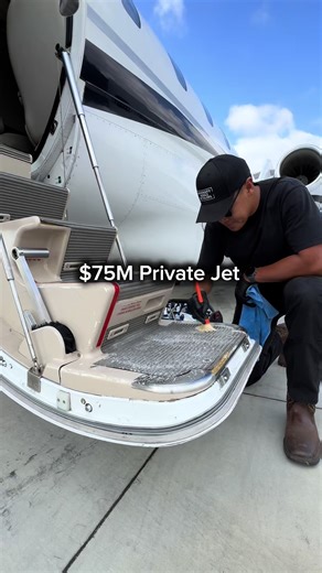 Detailing a Private Jet in Mexico: $22,000 Day