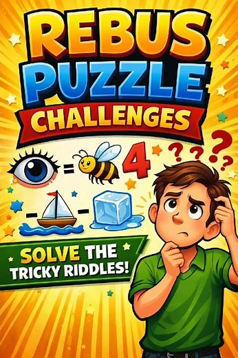 "99% People FAIL This Rebus Puzzle Challenge 🤯 🔥" // "Only Genius Can Solve These Rebus Puzzles🧠💡"