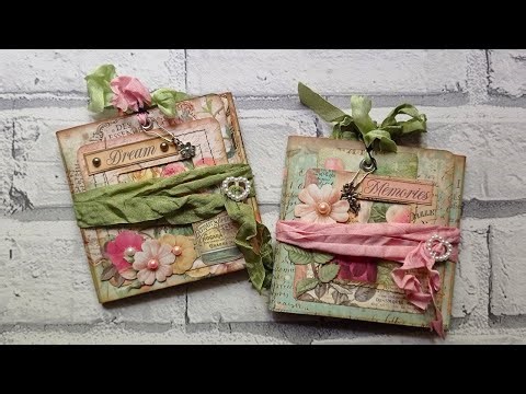 One Sheet Wonder Mini Journal With Lots of Pockets