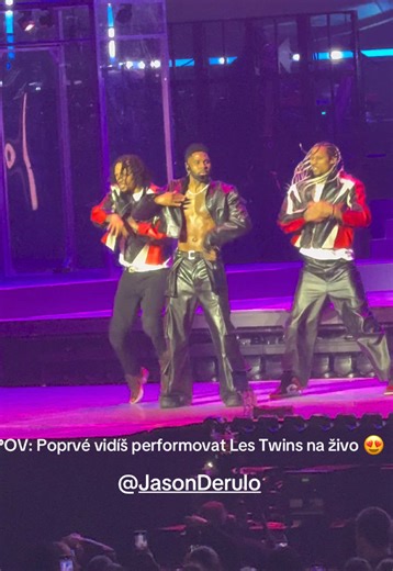 Celá show byla neuvěřitelná 💥 #lastdancetourprague #jasonderulo #lastdancetour #lestwins #jasonderulodancers @Laurent BOURGEOIS @Jason Derulo