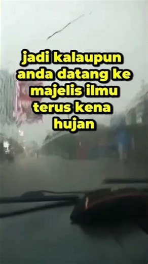 Prayer when it rains
