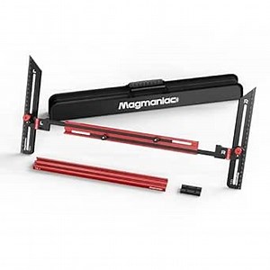 Magmaniac Stair Tread Template Tool– Dual Nut Stair Tread Tool, Stair Gauge Tool for Stairs Template Tool, Step Scribe, Stair Measuring, Stair Guide Tool (Blue*Black)