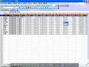excel财务表格_excel 2007实用_excel视频教程下载