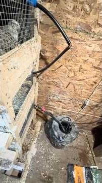 Power outage - Quail water system self draining system working!