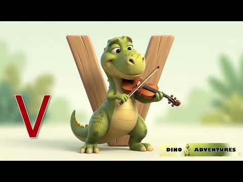 Learn ABC with Dino 🦖 | Alphabet Song A–Z | Kids Educational Video