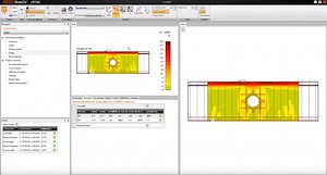 Code-check of a beam with opening