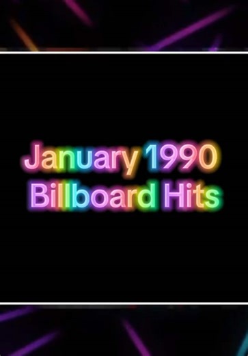 January 1990 Billboard Music Hits! How many do you know? #billboardhot100 #music #1990s #fypシ゚viral