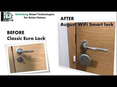 HomeKit August Smart Lock with Euro Lock Cylinders