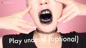 87 reactions · 13 shares | Playing undead, optional... sounds really fun though  Get your all-natural tooth polish here: www.carboncoco.com  ig: @cinddie | Carbon Coco | Facebook