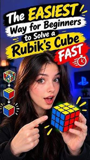 The EASIEST Way for Beginners to Solve a Rubik’s Cube FAST