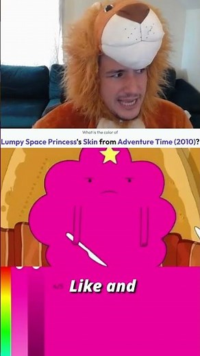 Lumpy Space Princess in Every Color Is Everything 💅 #Shorts