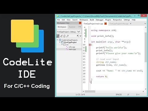 How to Install and Use CodeLite IDE for C/C++ Development