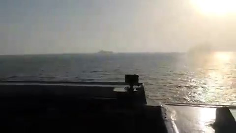 U.S. Central Command (CENTCOM) has released video of the interdiction of the motor vessel Touska in the Northern Arabian Sea by the U.S. Navy Arleigh Burke-class guided missile destroyer USS Spruance (DDG-111). The video contains audio of the USS Spruance giving warnings to the Touska to vacate the engine room before firing the Mark 45 5" deck gun 3 times at the vessel.