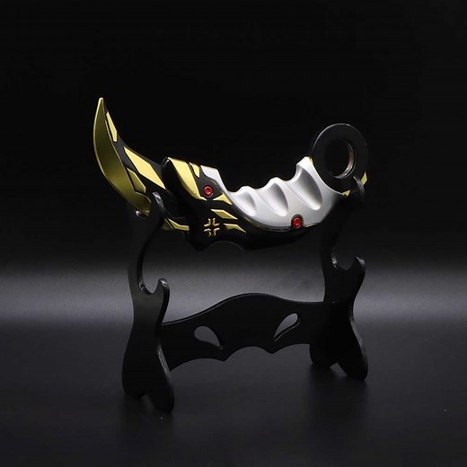 Metal Champion Karambit Blunt Blade Trainer Cosplay Prop