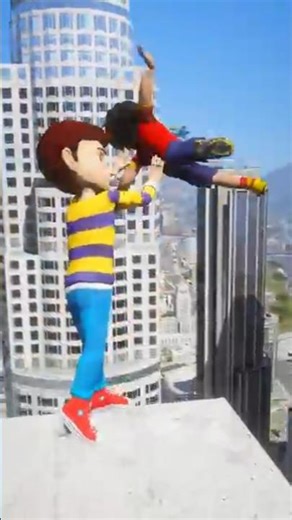 GTA V RUDRA CHEATED SHIVA CARTOON #shorts​ #youtubeshorts​ #gta5​ #gta​