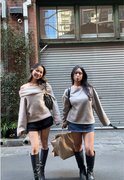 Stylish Sweater and Mini Skirt Outfit Inspiration