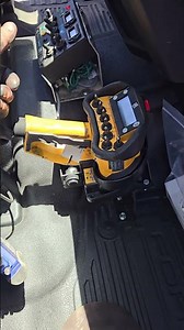 Service Truck crane remote mount