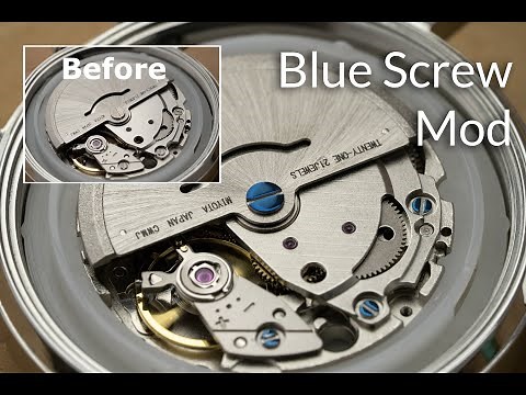 Thermally Bluing Screws for Movement Mod